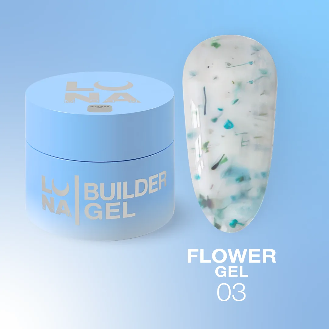 Гель для нарощування LUNA Flower gel  №3, 15 мл