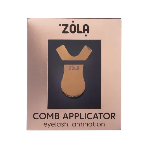 ZOLA Аплікатор-гребінець металевий - золотий Comb Applicator