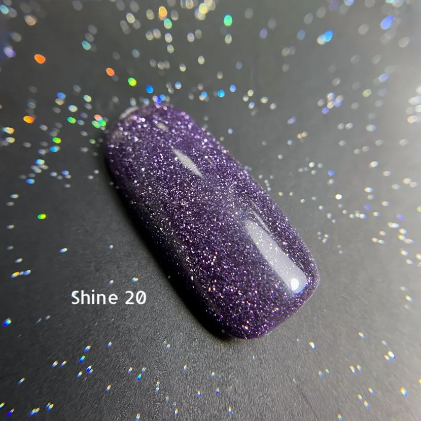 Гель-лак GÉMELY ex GA&MA Shine №20 светоотражающий, 10 мл