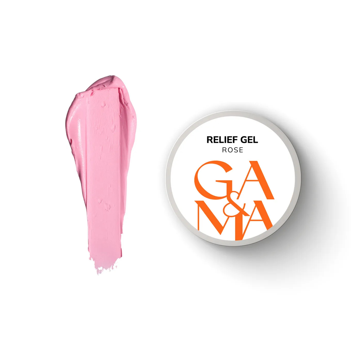 Рельєф гель GÉMELY ex GA&MA Relief Gel, Rose, 5 г