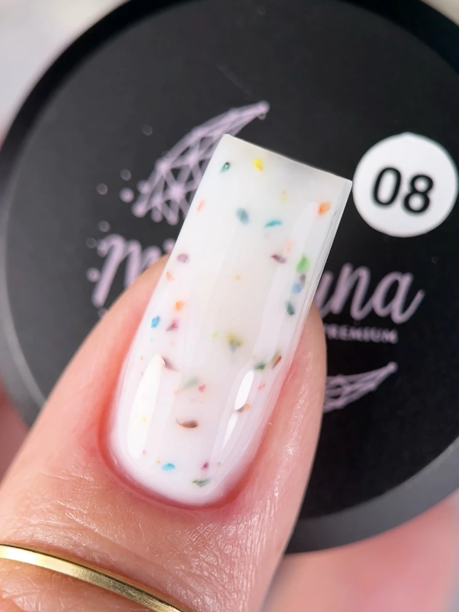 Milk Flower gel, Miss Luna Premium №08, 15 мл