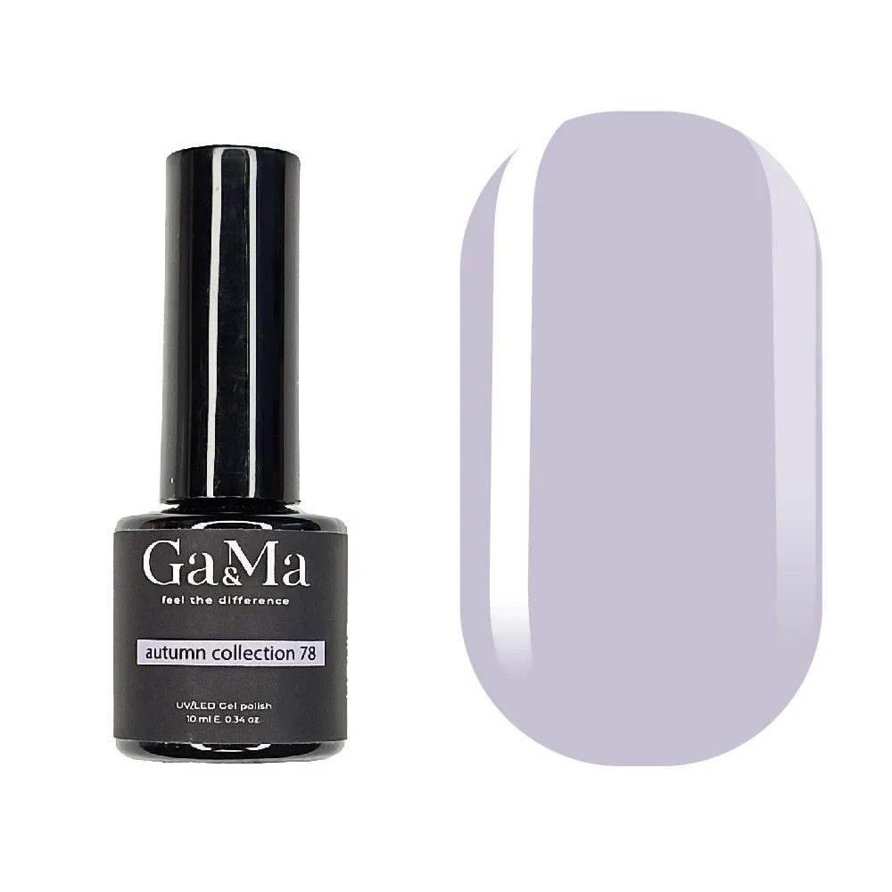 Гель-лак GÉMELY ex GA&MA №078, Autumn collection Liquid pastel, 10 мл