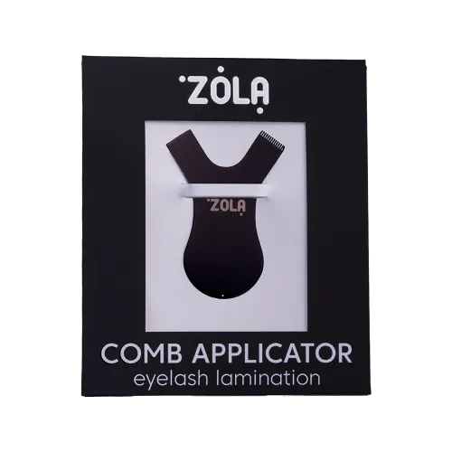 ZOLA Аппликатор-гребень металлический - черный Comb Applicator