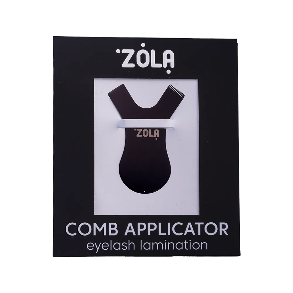 ZOLA Аппликатор-гребень металлический - черный Comb Applicator