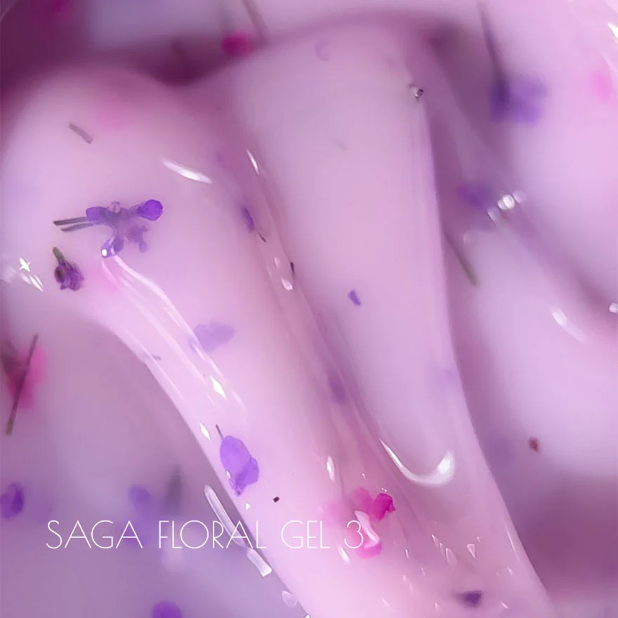 Гель для нарощування Saga Professional LIQUID FLORAL GEL №03, 15 мл