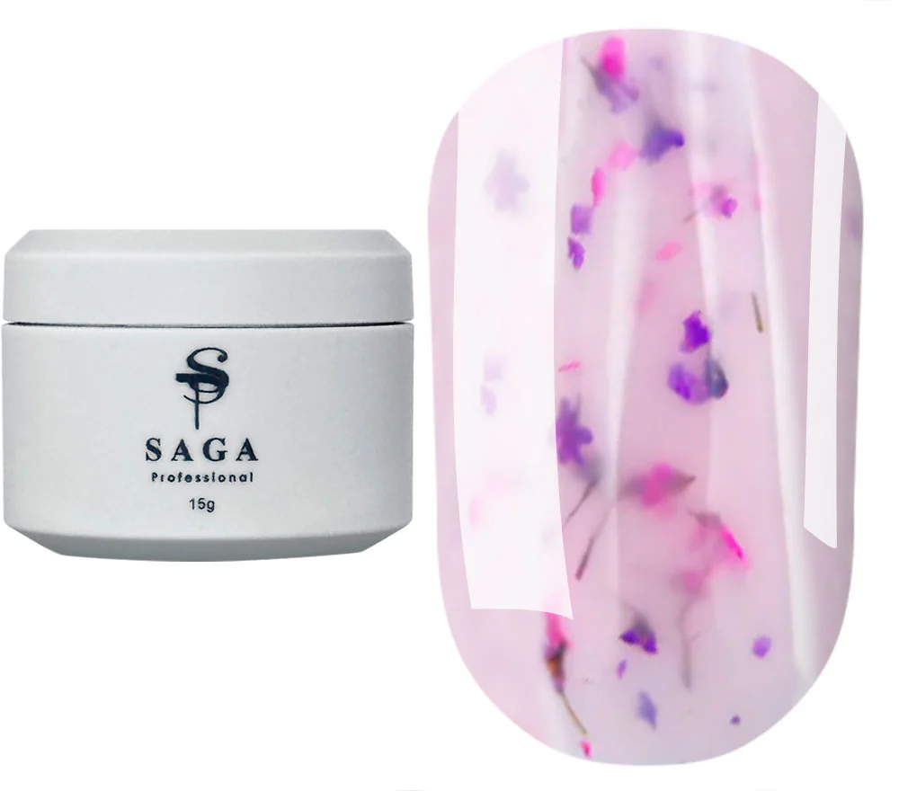 Гель для нарощування Saga Professional LIQUID FLORAL GEL №03, 15 мл