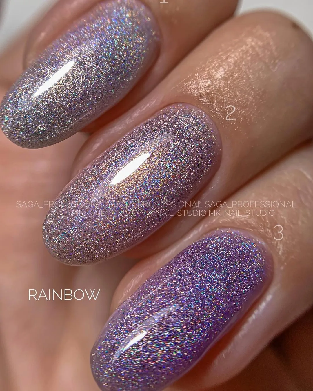 Гель-лак Saga Professional Rainbow Призма №1, 8 мл