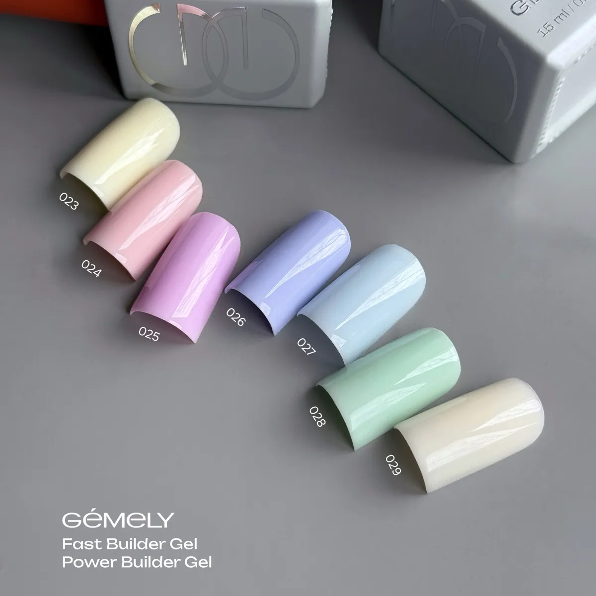 Гель GÉMELY ex GA&MA Fast Builder gel №025, 15 мл