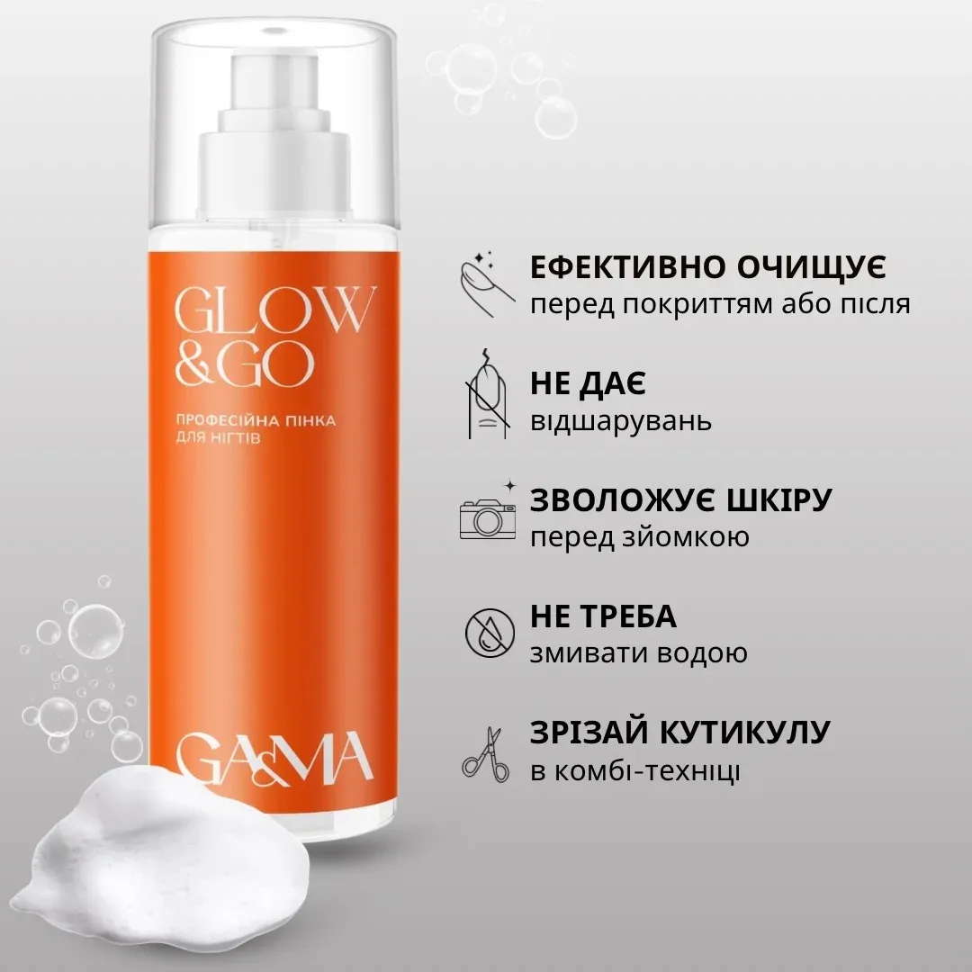 Пінка GÉMELY ex GA&MA Foam Glow&Go, 150 мл