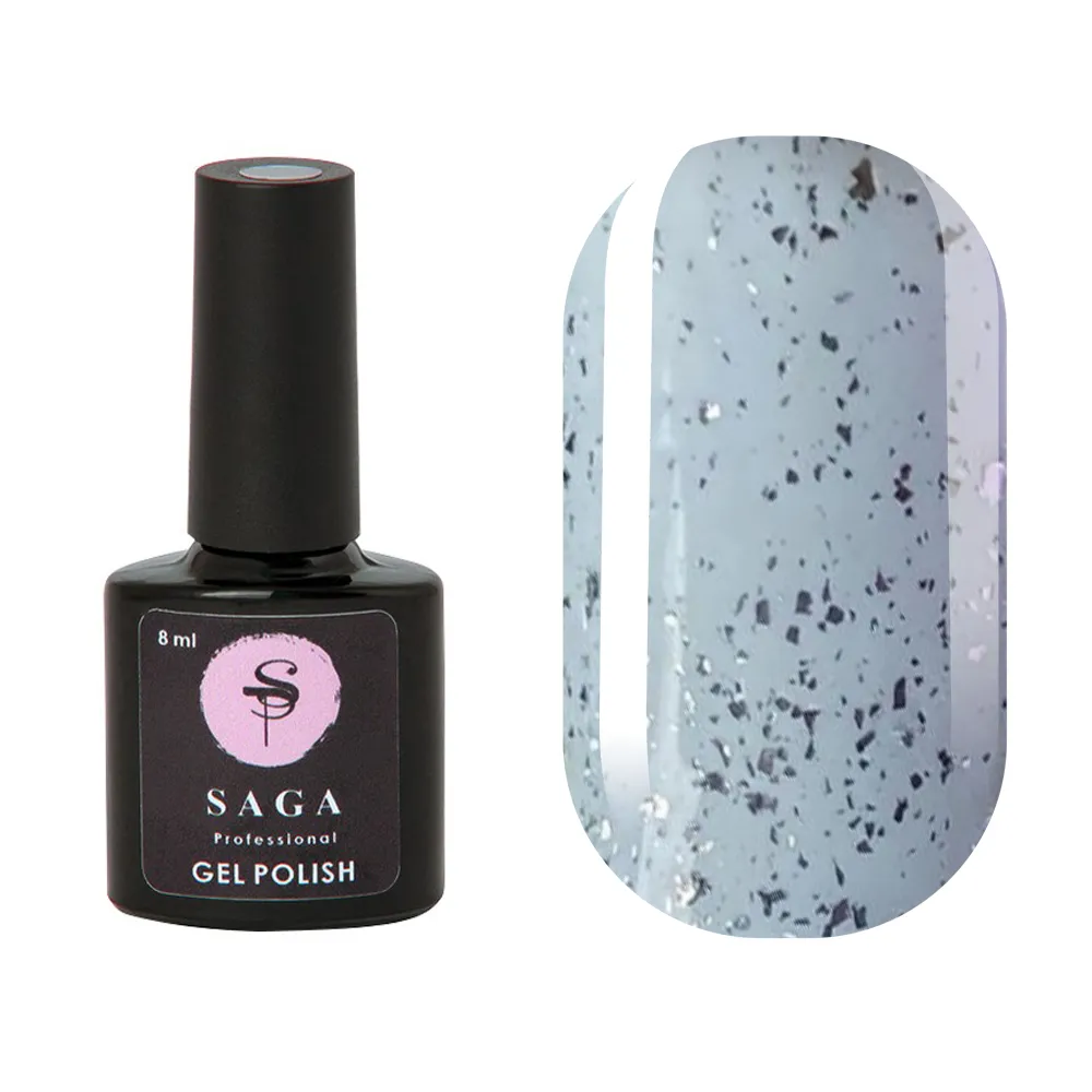 Топ Saga Professional LEAF SILVER без липкого слоя, 8 мл