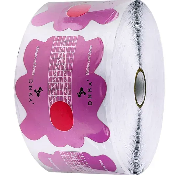 Нижние формы DNKa Paper Builder nail forms LONG, 500 шт