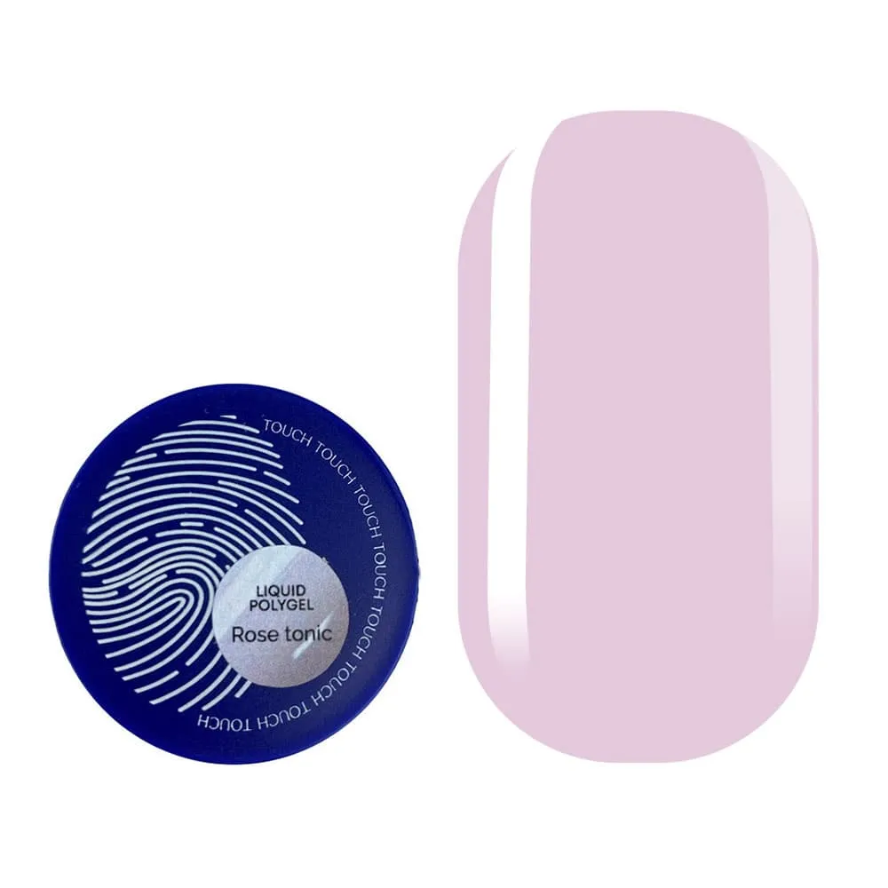 Полігель Touch liquid polygel Rose tonic, 15 мл