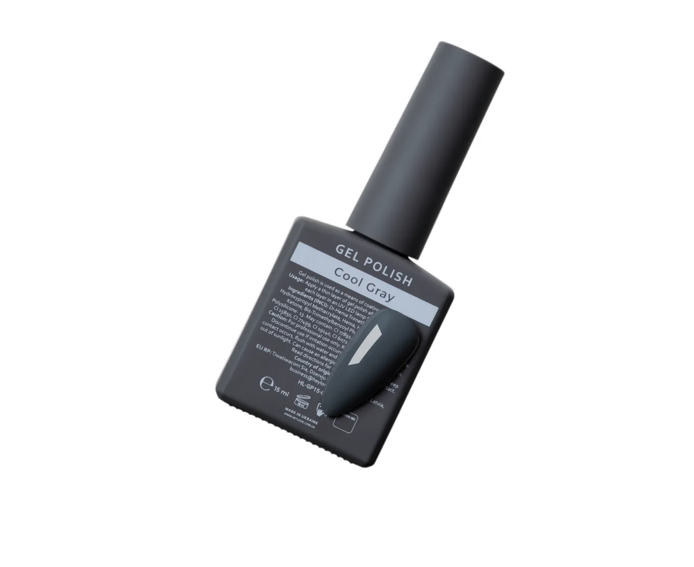 Гель-лак HEYLOVE gel polish, Cool Gray, 15 мл