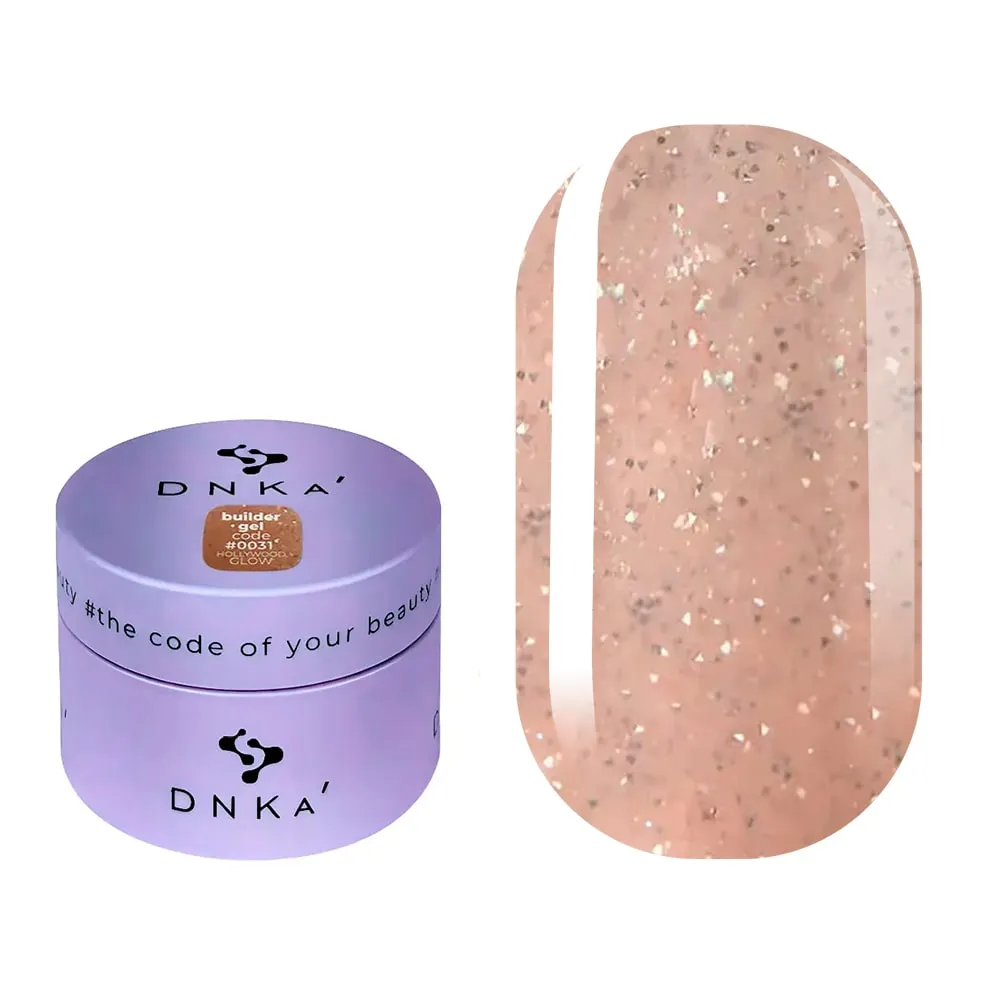 Гель DNKa Builder №31 Hollywood Glow, 15 ml