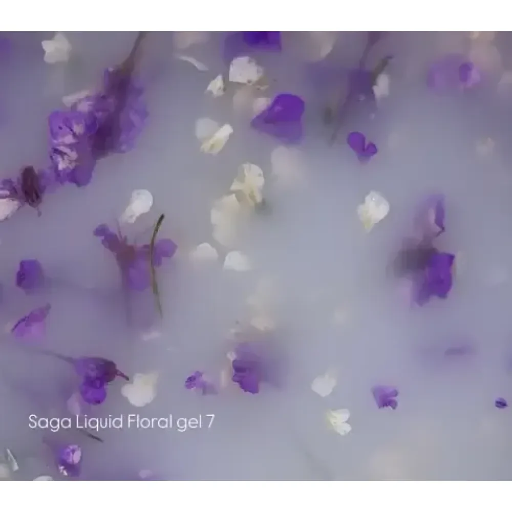 Гель для нарощування Saga Professional LIQUID FLORAL GEL №07, 15 мл