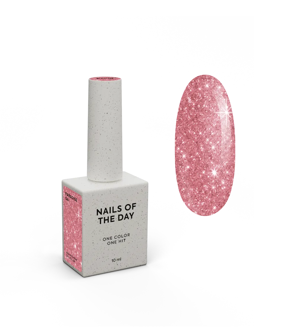 Гель-лак NAILSOFTHEDAY Let's special PARADISE №04, 10 мл - коралово -рожевий