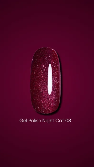 Гель-лак DARK Night Cat 08, 6 мл