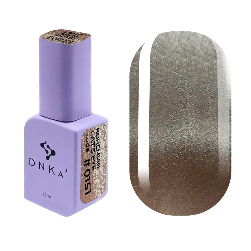 Гель-лак DNKa Cat's Eye, №0018 (0151), Bohemian, 12 мл