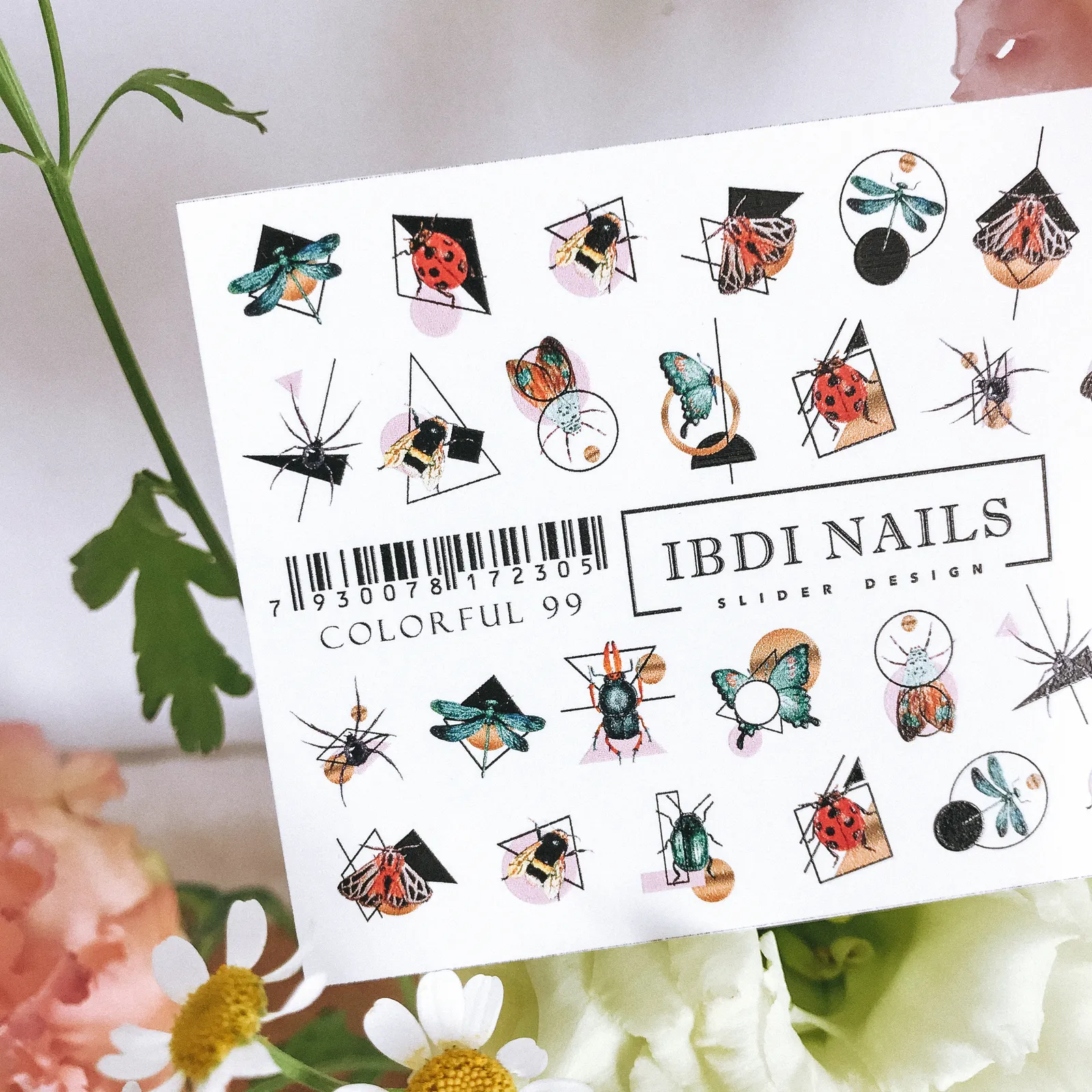 Слайдер-дизайн IBDI NAILS COLORFUL №099