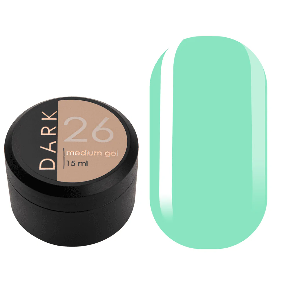 DARK Medium Gel №26, 15 мл, без пензля