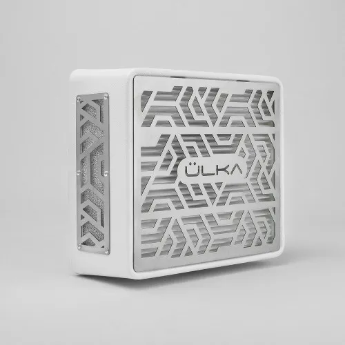 Переносная вытяжка для маникюра и педикюра с фильтром Ulka Premium, белая