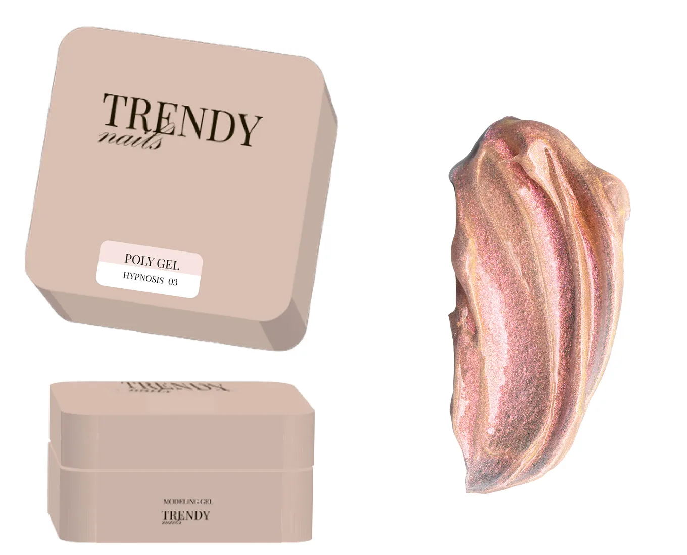 Trendy Nails PolyGel Hypnosis №3, 15 мл