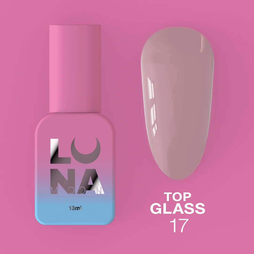 Топ для гель-лаку LUNA Glass №17, 13 мл