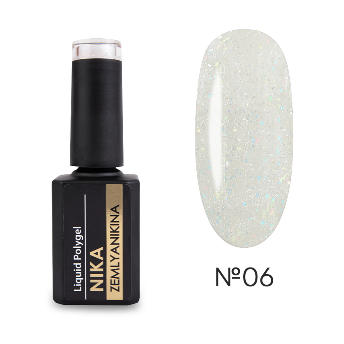 Рідкий акригель Liquid Polygel Nika Zemlyanikina №06, 15 мл