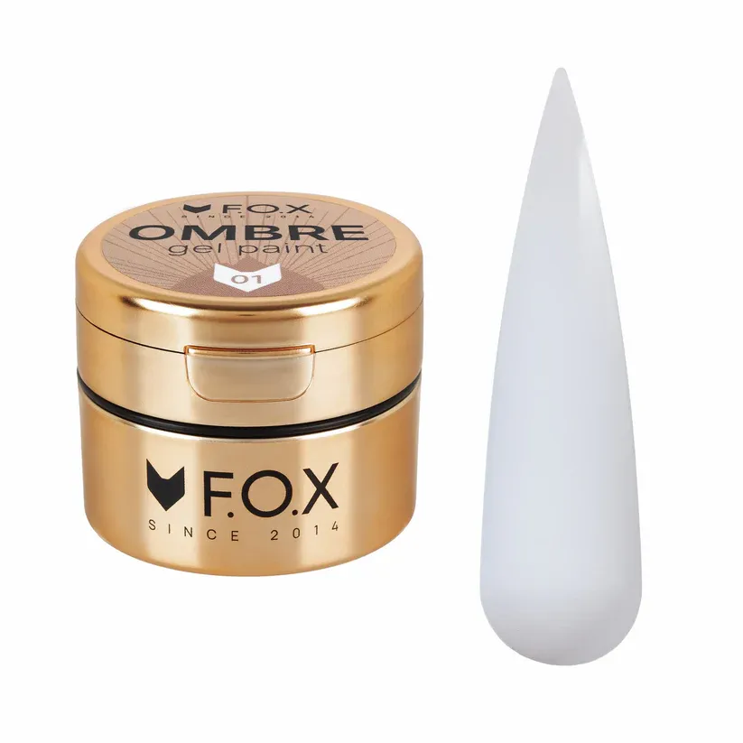 Гель-фарба для омбре F.O.X Ombre Gel Paint №001, 5 мл