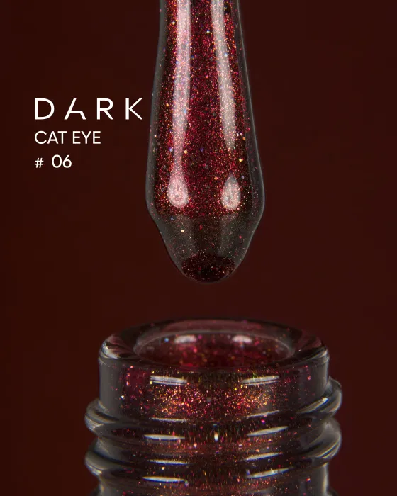 Гель-лак DARK Cat Eye №6, 10 мл
