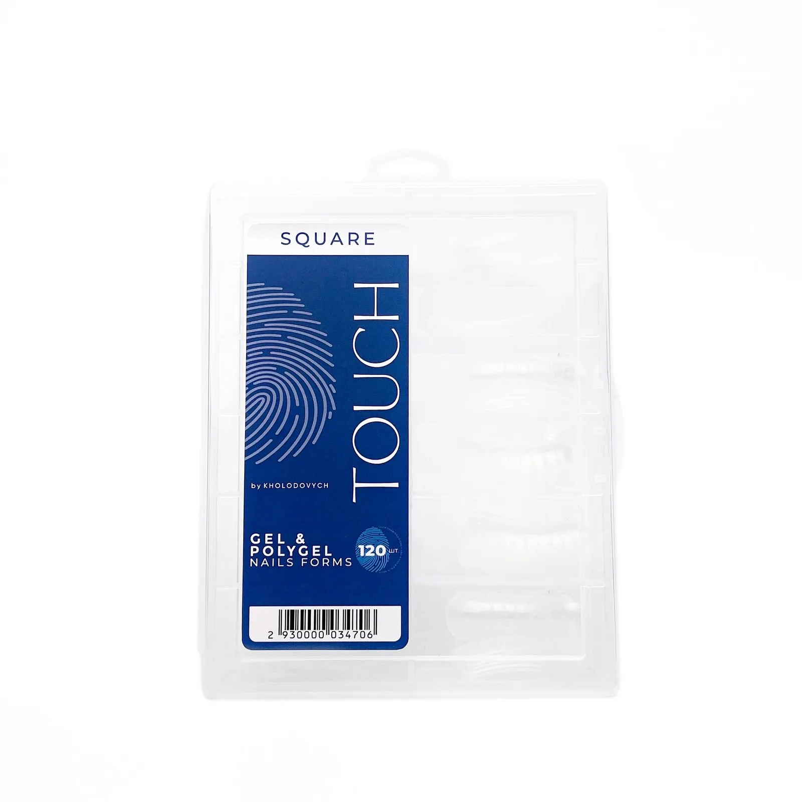 Типсы для наращивания Touch Square Universal, 120 шт