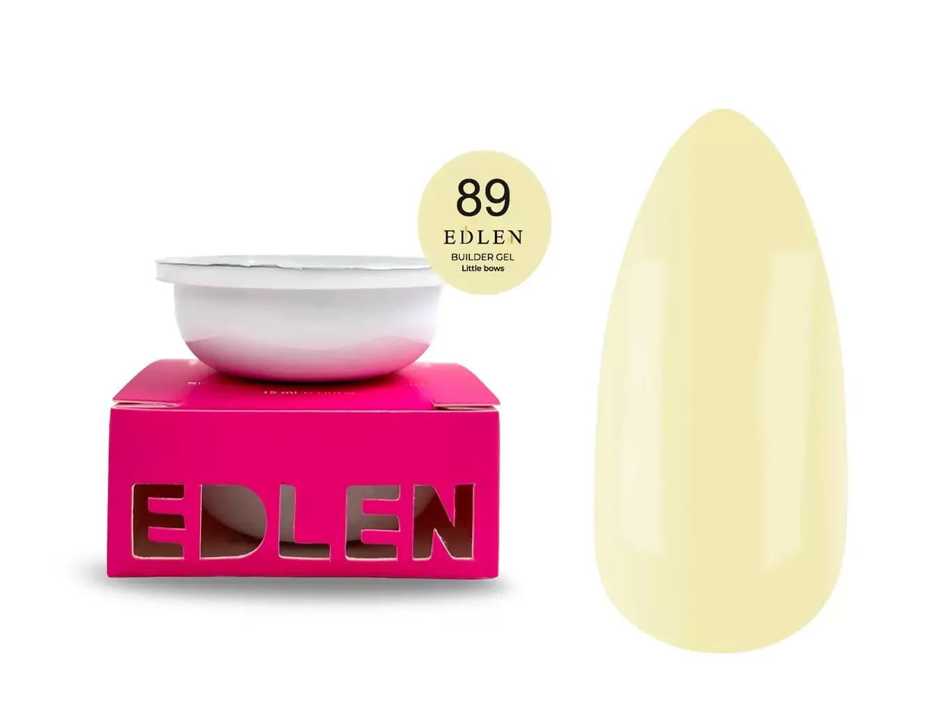 Edlen Builder gel Little bows №89, 30 мл