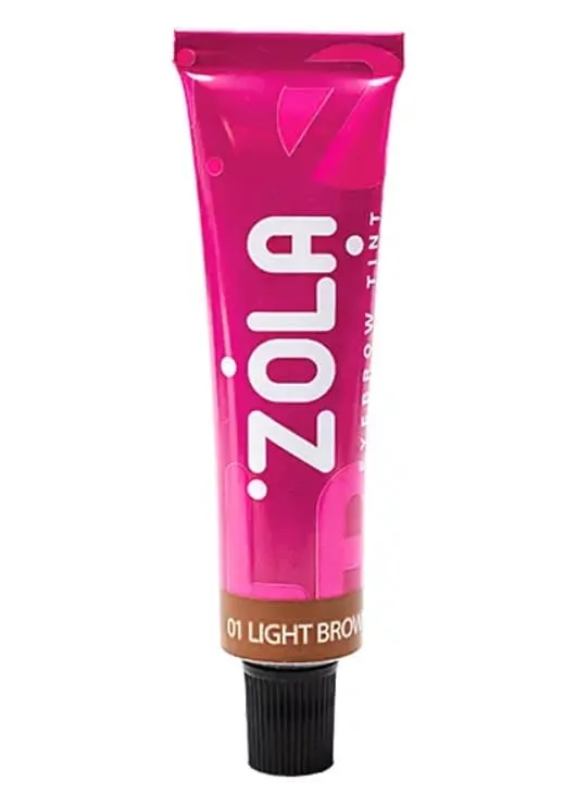 Краска для бровей ZOLA с коллагеном Eyebrow Tint With Collagen Light Brown, 15ml