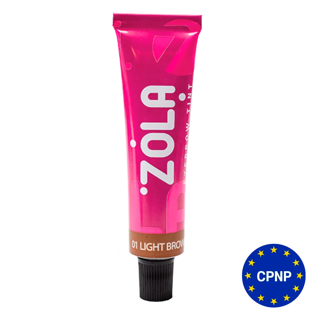 Краска для бровей ZOLA с коллагеном Eyebrow Tint With Collagen Light Brown, 15 мл