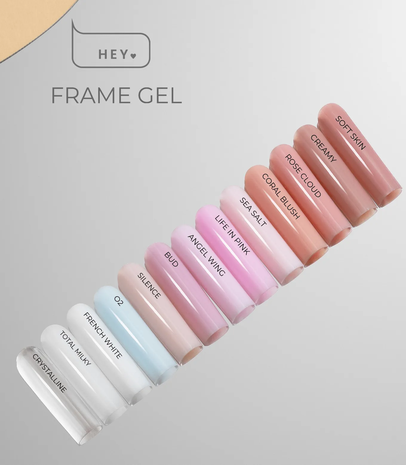 HEYLOVE Frame Gel "Bud", лилово-розовый, 30 мл