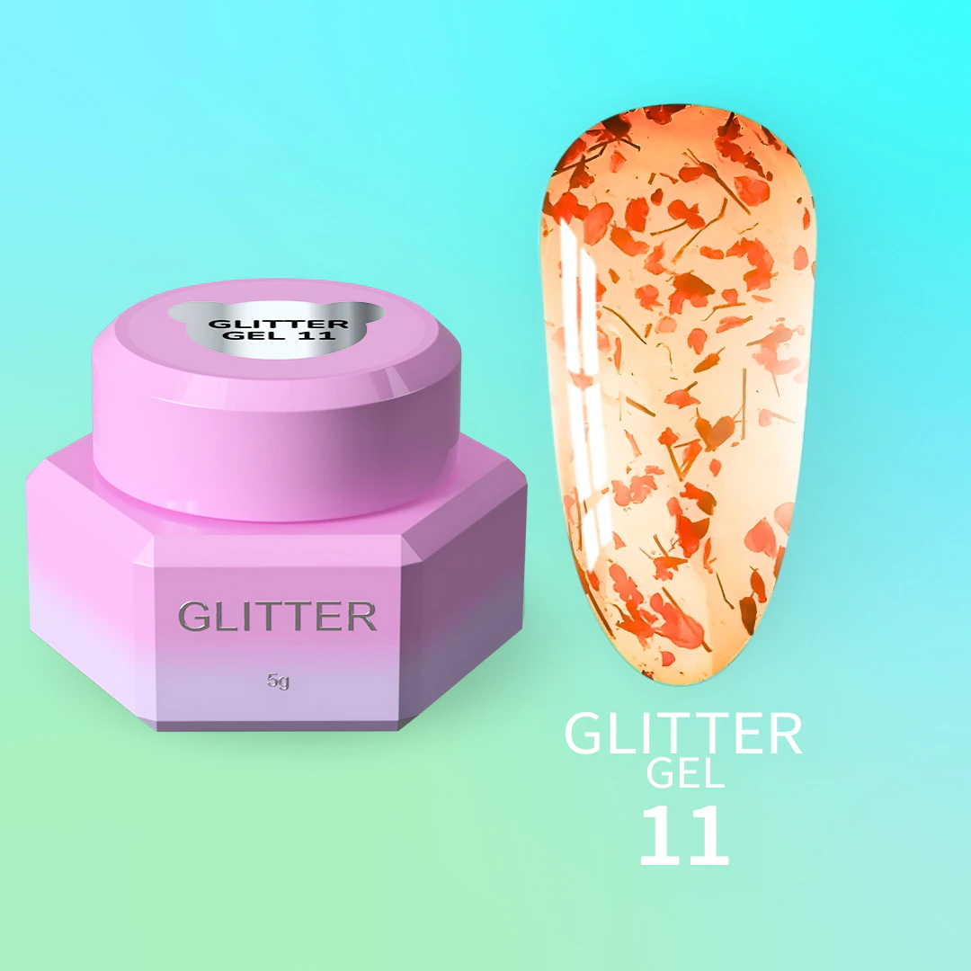 Блискітки для нігтів You Are Cute Glitter Gel №11, 5 мл
