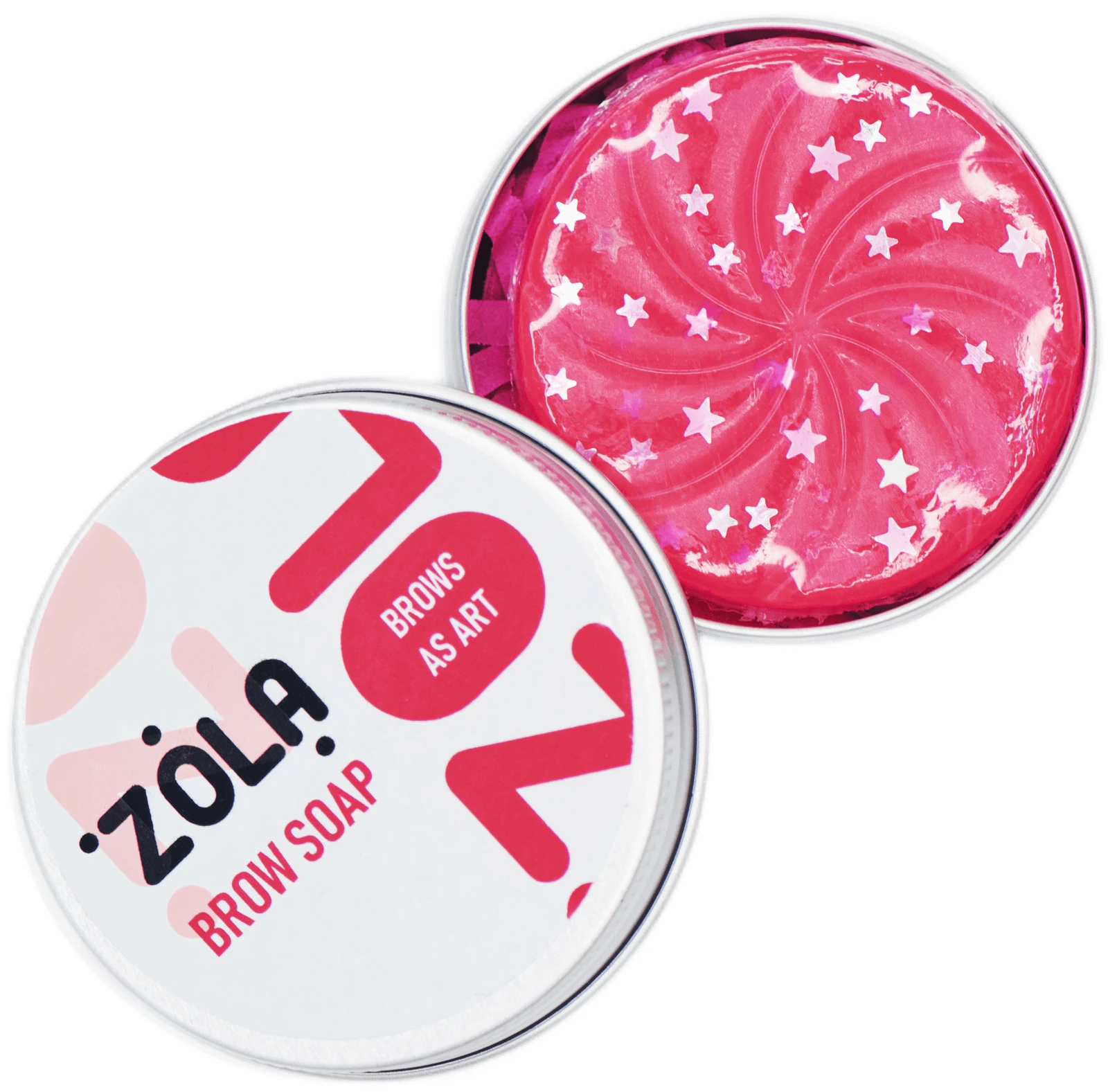 Мило для брів ZOLA Brow Soap для фіксації волосків, (міні-версія) 25 г