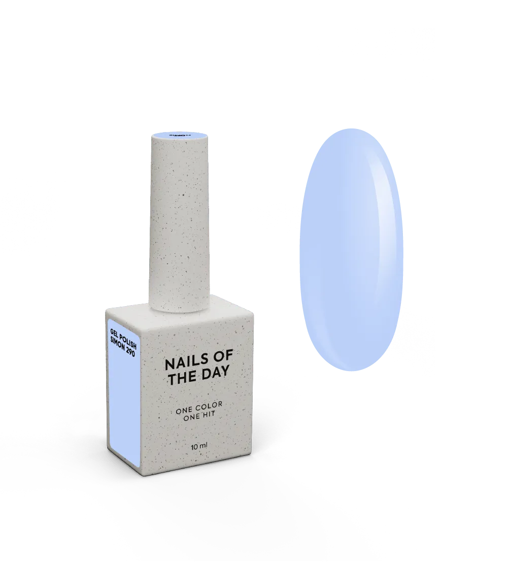 Гель-лак NAILSOFTHEDAY Let's special Simon - 290, 10 мл  - лілово-блакитний