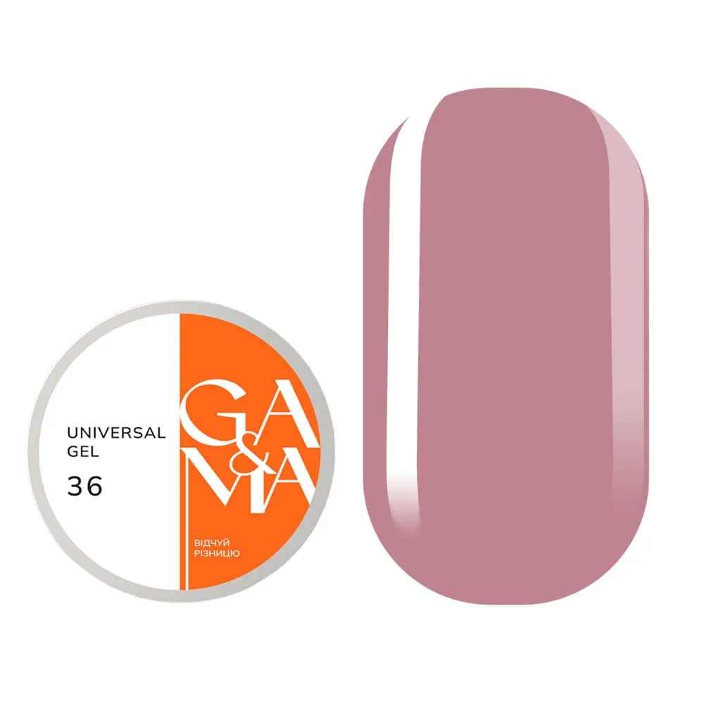 Жидкий гель GÉMELY ex GA&MA Universal gel №36, 30 мл