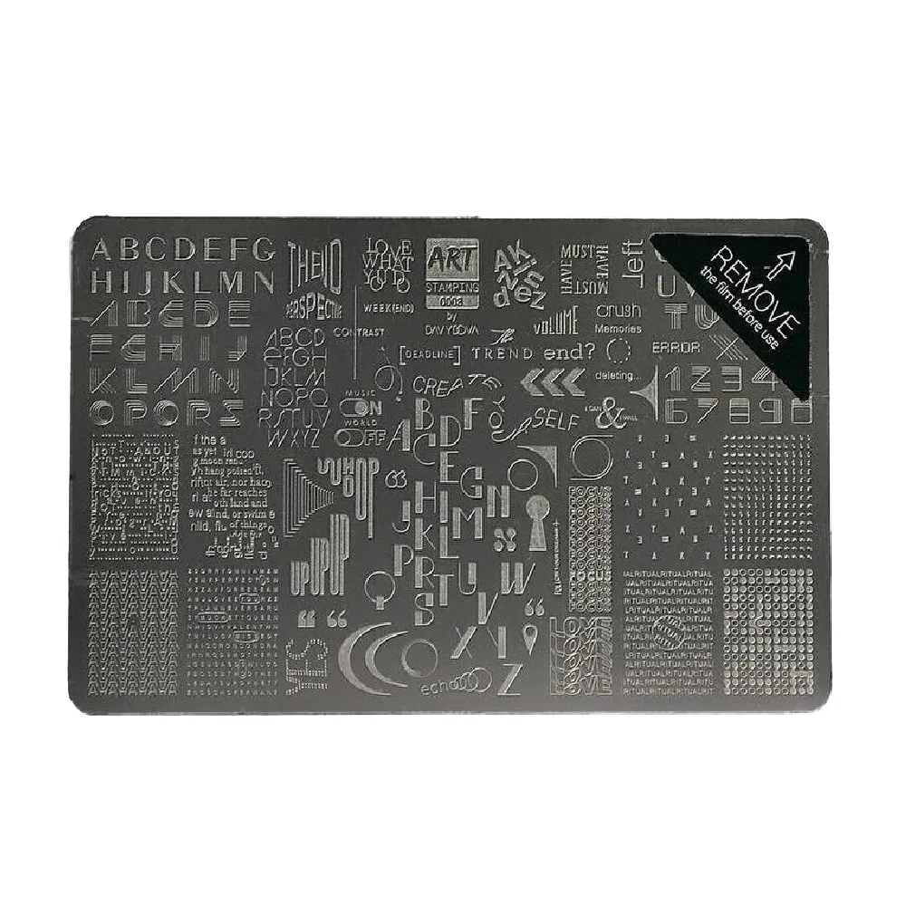 Пластина для стемпинга Art Stamping №0003