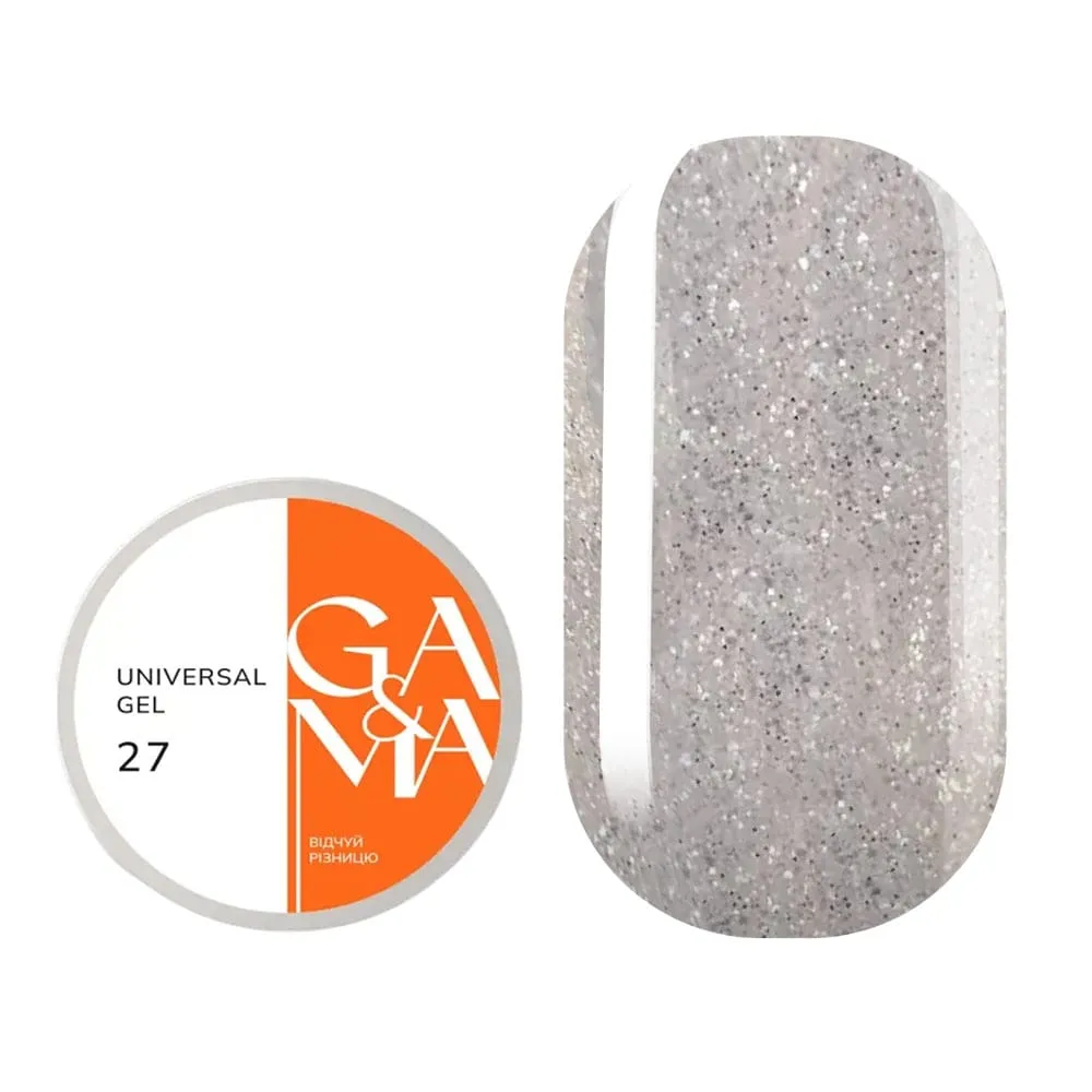Жидкий гель GÉMELY ex GA&MA Universal gel №27, 30 мл