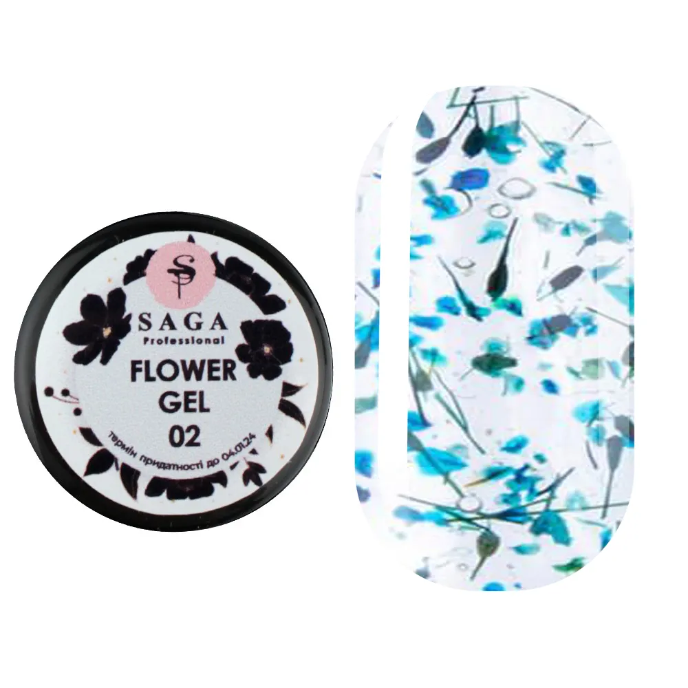 Гель SAGA Professional Flower Gel 2, 5 мл