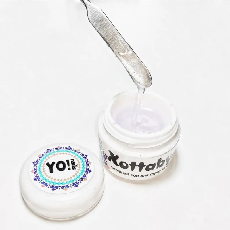 Топ-клей YO!Nails Xottabych Top Сoat для страз и дизайнов , 5 мл