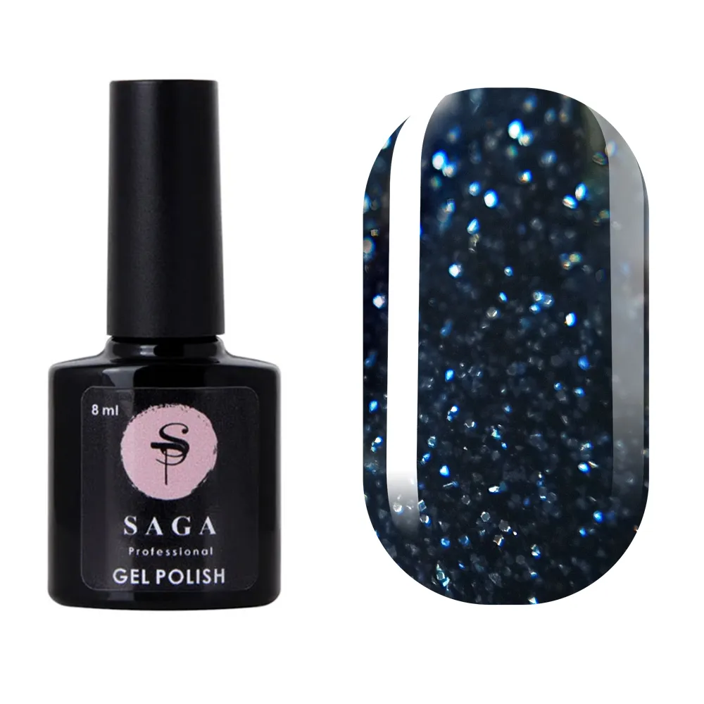 Гель-лак Saga Professional Fiery gel № 27 світловідбивний, 8 мл