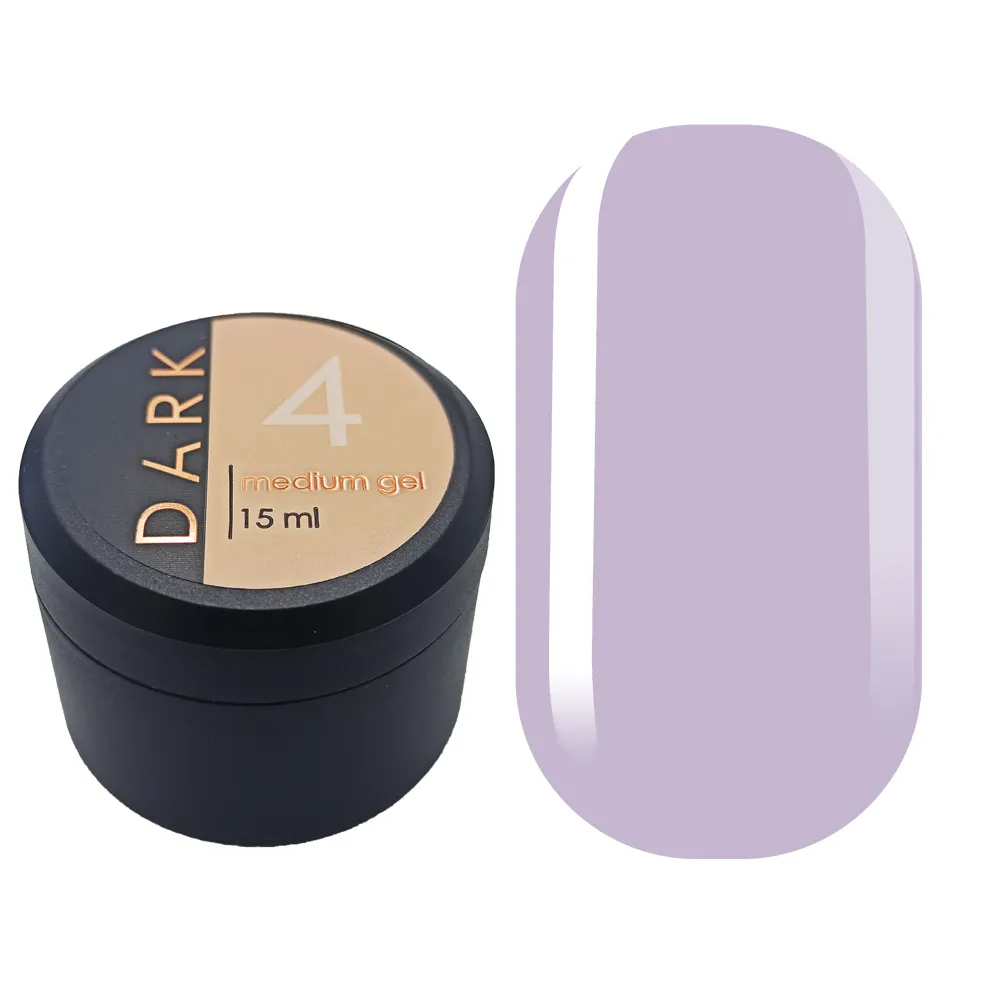 DARK Medium Gel №4, 15 мл, без пензлика
