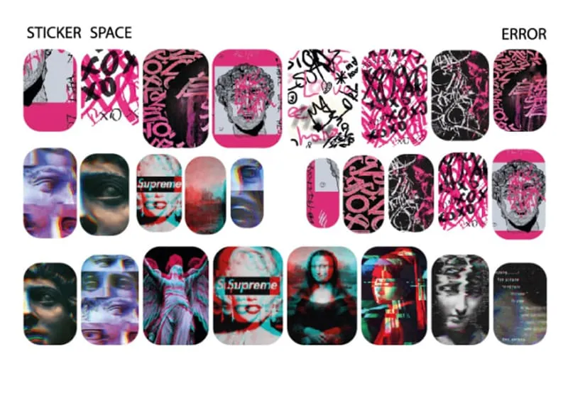 Стикеры Stickersspace на липкой основе Error