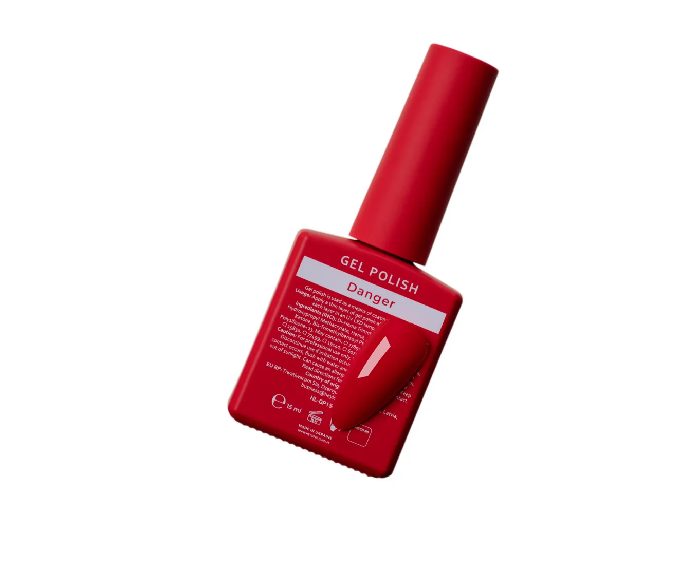 Гель-лак HEYLOVE gel polish, Danger, 15 мл