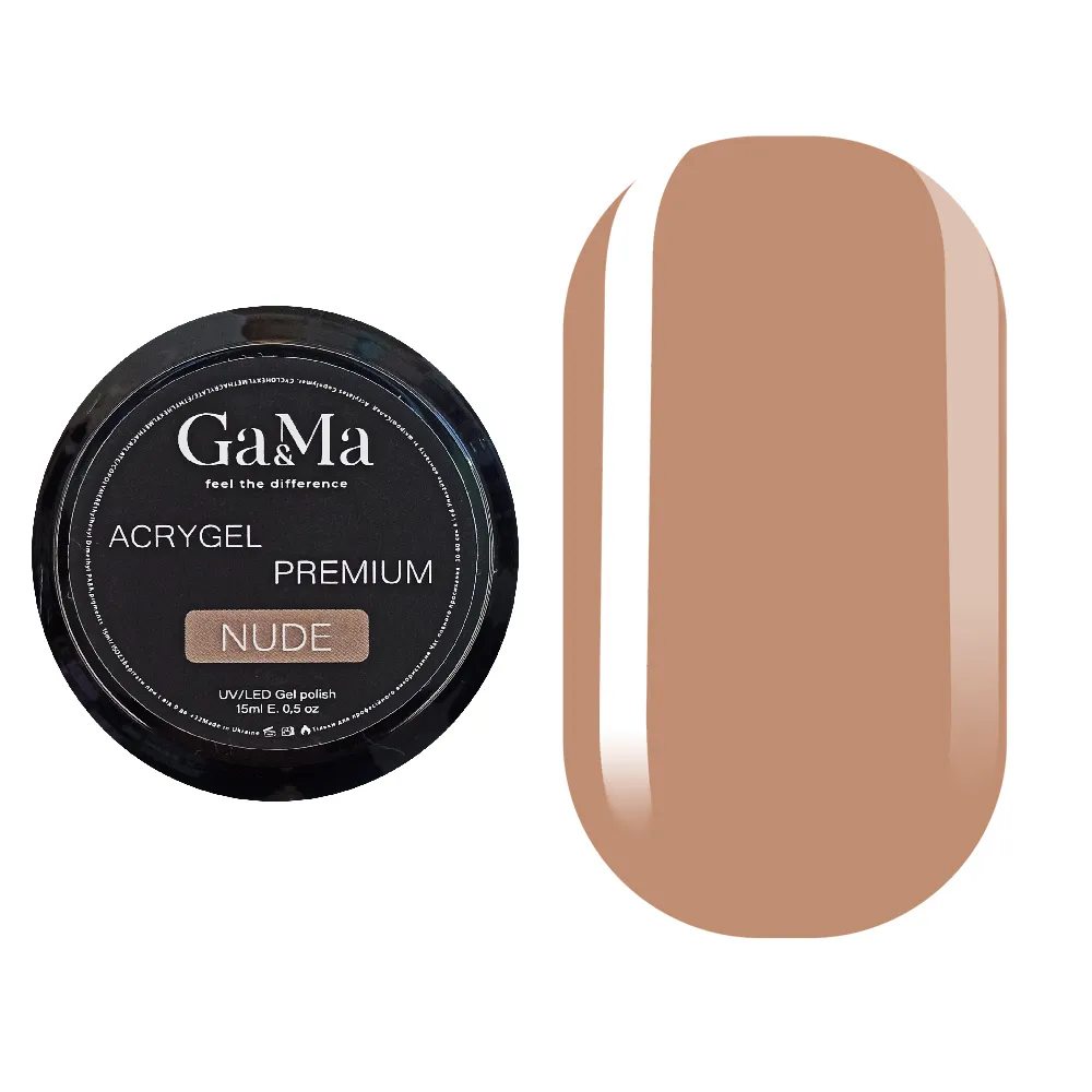 Акригель GÉMELY ex GA&MA Premium Nude, 15 мл