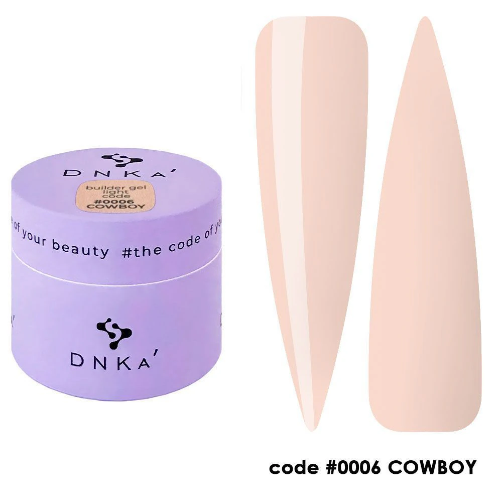 Гель DNKa Builder gel Light №006 Cowboy, 15 мл