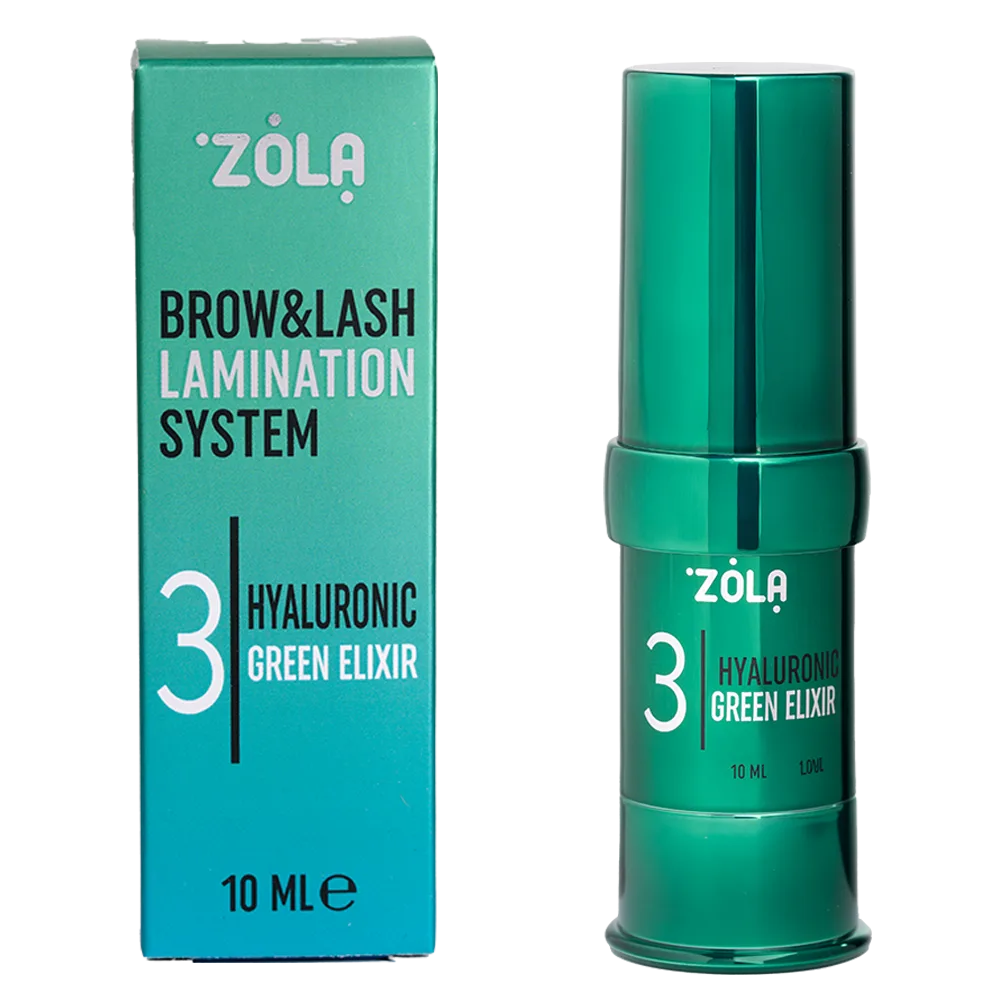 Склад для ламінування ZOLA Color Lab 03 Hyaluronic Green Elixir